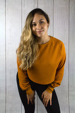 Load image into Gallery viewer, Simply Comfy Cropped Thermal - Cinnamon