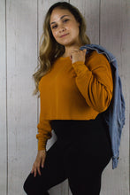 Load image into Gallery viewer, Simply Comfy Cropped Thermal - Cinnamon