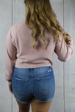 Load image into Gallery viewer, Simply Comfy Cropped Thermal - Misty Rose