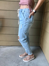 Load image into Gallery viewer, At Your Best Drawstring Jeans