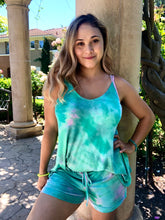 Load image into Gallery viewer, Cuddle Days Tie Dye Set - Jade and Pink