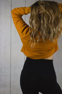 Simply Comfy Cropped Thermal - Cinnamon