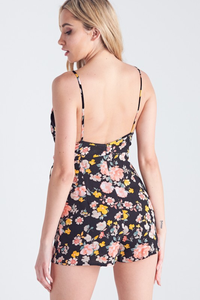 Floral Wrapped Romper