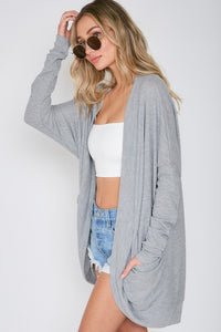 Waffle Knit Cocoon Cardigan