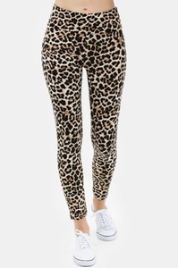 Leopard Print High Waist Leggings