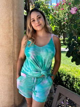 Load image into Gallery viewer, Cuddle Days Tie Dye Set - Jade and Pink
