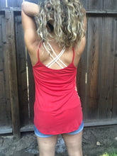 Load image into Gallery viewer, Essential Knot Tank Top - Red
